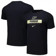 Men's Nike Black Purdue Boilermakers 2024 Sideline Performance T-Shirt