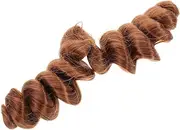 DRESSOOS Womens Braided Curly Synthetic Hair Wig Comfortable Lightweight Long Wigs for Halloween Costumes and Dress Up Versatile Styling for Parties Performances Everyday Wear