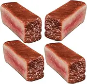 GLSTOY Artificial Steak Models Set of Realistic Fake Meat for Display Photography Props Home
