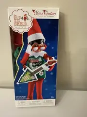 NIB Elf Claus Couture Green Shirt Christmas Rocks Guitar & Red Sun Glasses Set