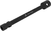 X AUTOHAUX Socket Wrench 400x50mm for Car Motorcycle Dirtbike Repair Spanner Socket Remover Chromium Black Durable Hexagon 17mm,35mm
