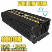 8000W/10000W 12V 24V To 220V Pure Sine Wave Power Inverter Sine Wave Transformer