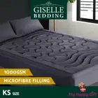 Giselle Mattress Topper Pillowtop 3-Zone Mat Pad Protector Cover KING SINGLE
