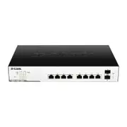 D-Link 10-Port Smart Managed Switch with 8 PoE and 2 SFP ports (130W) - DGS-1100-10MPPV2