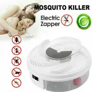 Insect Killer Fly Trap Electric Catcher Bug with Trapping Food -White USB Cable