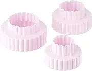 Wiltshire Dual Side Round Cookie Cutters 3 Piece Set