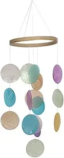 INOOMP Handmade Shell Wind Chime Garden Ornaments Outdoor Decor Boho Decorative Chime for Home