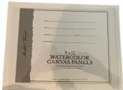 Master's Touch Blank Canvas Panel 9x12 Qty of 2 New Sealed