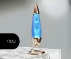 Mathmos Neo Lava Lamp - copper - blue/turquoise