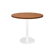 Annular Base Table 900Mm Cherry White - Flat Pack Delivery