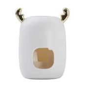 2Pcs Automatic Toothpaste Dispenser Dust-Proof Toothbrush Holder Wall Mount Stand Bathroom Accessories