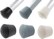 Lifeswonderful 16x Rubber Furniture Feet Ferrule Tips Caps Stoppers - Many Sizes & Colours Available - Ideal for Tables & Chairs - by (14mm, White)