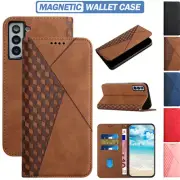 For Samsung Galaxy S21 S20 FE Ultra Plus Case Leather Wallet Flip Magnetic Cover