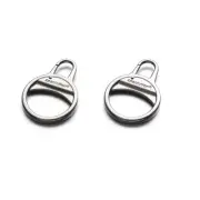 Stainless Steel Ring Zipper Pulls - More Sturdy Zipper Tab Replacement - Easy...