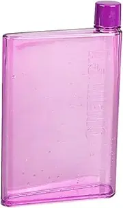 420ml Memobottle Drinks Cup Kettle Flat Paper Book Pad Portable A5 Water Bottle (Pink)