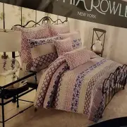 CYNTHIA ROWLEY 2 Pc Twin Quilt Sham Set Abstract Medallions