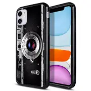 For Apple iPhone 11 6.1" 2019 Retro Vintage Camera Classic Bumper Case Cover
