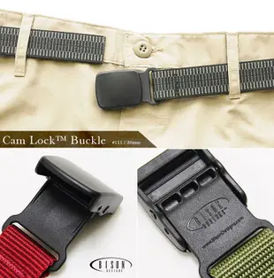 丹大戶外【BISON DESIGNS】Cam Lock™ Buckle腰帶 111 四色 褲帶│皮帶│休閒腰帶│扣腰帶