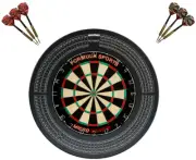 Formula Sports Micro Band 3 Dart Board and Winmau OUTSHOT Dartboard Surround Set