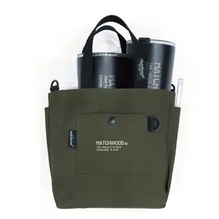 【Matchwood】2cups Bottle Bag 兩杯裝水壺袋 購物袋 小包 小提袋 可加購背袋可側背AS-054