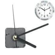 1set Classic Quartz Clock Movement Mechanism Black Metal Repair P