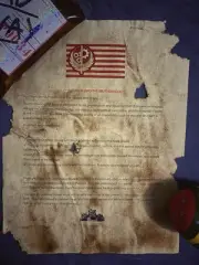 Fallout Brotherhood Of Steel Recruitment Letter (Distressed)