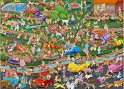 HUADADA Jigsaw Puzzles for Adults 1000 Pieces, Puzzles for Adults 1000 Piece, Challenging Game Toys, Impossible Puzzle, Family Decoration Puzzle - The Dog Party