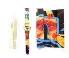 NEW Swatch Watch LIPSTICK GK248 Artist Huntley Muir w/ Case, Print, Papers 1997