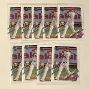 2021 Topps Series 2 Jared Walsh Gold Cup Lot (9) Los Angeles Angels