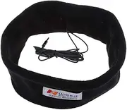MagiDeal Ultra Soft Wired Sleep Headphones Comfortable Eye Mask Built-in HD Audio Speaker, Perfect for Bedtime, Travel & Meditation - Black