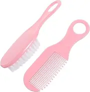 WATIIFUFU Infant Hair Brush and Comb Set 1 Set Massage Brush Static-Free Smooth for Newborns