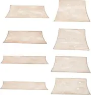 WESIEVYA Electric Guitar Fretboard Parts Set of 9 Shell Inlay Dots Strips for Fretboard Inlay Blocks