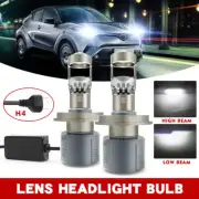 1 Pair LHD 400W H4 9003 Mini Bi-LED Projector Lens LED Headlight Hi/Lo Retrofit (for: Mini)