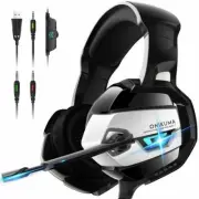 ONIKUMA Stereo Gaming Headset - Xbox One Headset PS4 Over-Ear Headphones Mic