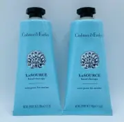 2x Crabtree & Evelyn LA SOURCE Hand Therapy 3.5 oz New Sealed Free Ship - NO BOX