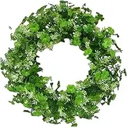Generic Shamrock Wreath - St. Patrick's Day, 42cm, Polyethylene, Green