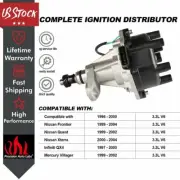 Ignition Distributor for Nissan Quest Xterra Mercury Villager V6 3.3L 221001W601 (for: Nissan)
