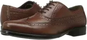 8M Johnston & Murphy Duvall Tan Wingtip Lace Up Oxford 20-7546