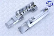 Fits Mopar Front Armrest Bases Pair Chrome 67 A-Body 2dr Dart Valiant Barracuda
