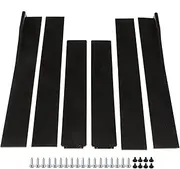 Universal Car Body Styling Side Skirt, 2.2m Glossy Black Rocker Panel Exterior Lower Side Bottom Line Extensions Splitter Lip Winglets Diffusers