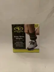 Athletic Works 5lb Pair Ankle & Wrist Weights (2pcs, Each One is 2.5LBS)