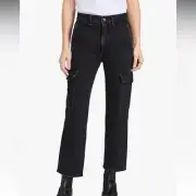 Womens 7 for all Mankind Womens Logan Cargo Jean in Collide Size 30