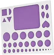 CLISPEED Paper Craft Quilling Tool Portable Quilling Work Board Accessories for Beginners for DIY Quilling Projects Quilling Board Purple for Paper
