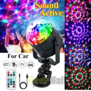 Luces Discoteca Bola LED Giratoria Para Fiesta Navidad Con Sonido Activado Luz