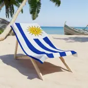 Uruguay Flag Beach Towel | Copa America - 2 Sizes | Uruguayan Gift