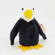 Ty Beanie Baby 1996 Baldy The Bald Eagle Style 4074 Plush Toy Protective Tag