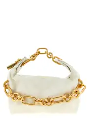 [Balmain] Balmain-Sync Borse A Mano Bianco-Donna OS