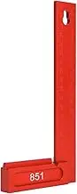 Yomiyuyr Framing Square Right Angle Ruler Carpenter Square, Accurate 90 Degree Layout Tool, Aluminum Alloy L Shaped Marking Tool for Woodworking, 0200mm