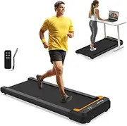 [ADVWIN] 3 in 1 Walking Pad Treadmill, Under Desk Treadmill for Home, Compact Portable Electric Walking Jogging Machine with Shock Absorption|Non-Slip|LED Display|Quiet Motor|120KG Capacity