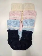 Jefferies Baby Bubble Booties Socks (Original Packaging) Brand New Style #2130